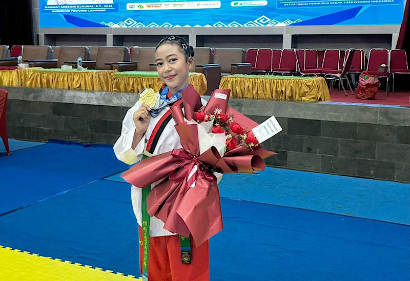  Profil Queenesya Amelia, Siswi SMPN 1 Bandar Lampung yang Raih Emas Taekwondo dan Medali Olimpiade