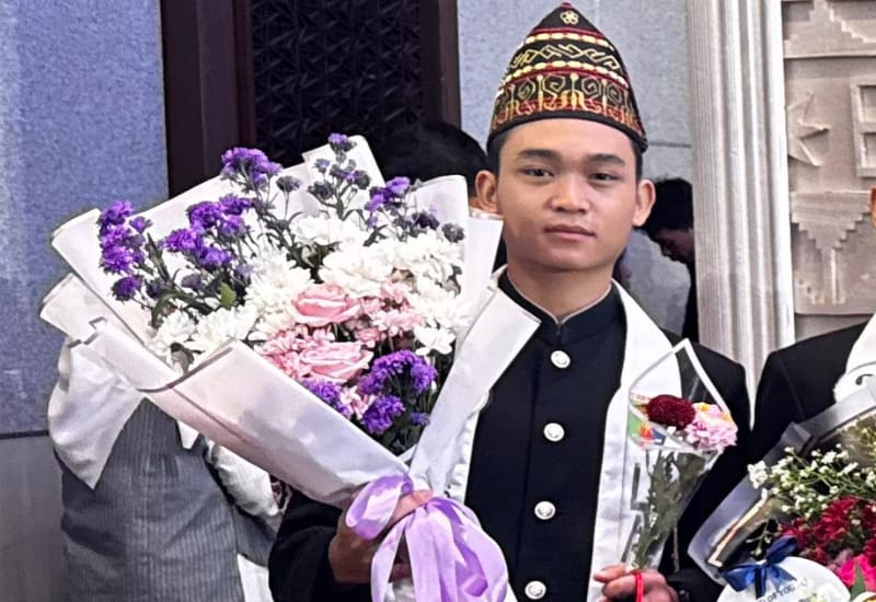  Raden Denish Vianka Putra Mahasiswa Bahasa Prancis FKIP Unila Top 10 Mekhanai Provinsi Lampung 2026
