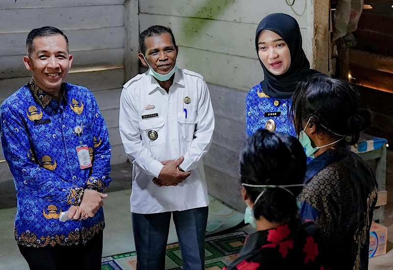 Wagub Lampung Jihan Nurlela Pastikan Rumah Pasien TBC Tulangbawang Direnovasi Jadi Hunian Sehat