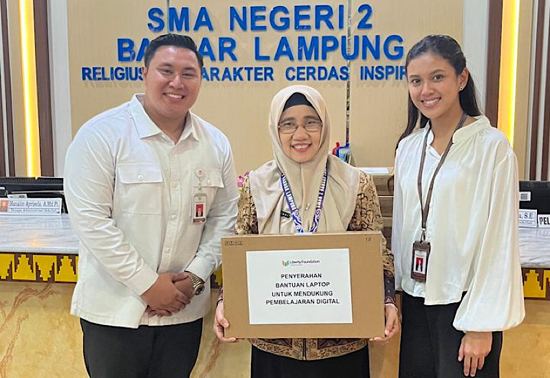  Wapres Gibran ke Lampung, SMAN 2 Bandar Lampung Kebagian Laptop untuk Pembelajaran Digital AI dan Koding