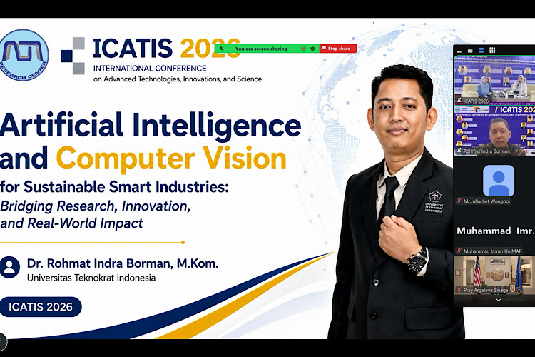 Dosen Universitas Teknokrat Indonesia Rohmat Indra Borman Guncang Panggung Internasional ICATIS 2026, Mahathir Muhammad Ajak Lulusan SMA Gabung Kampus Juara!