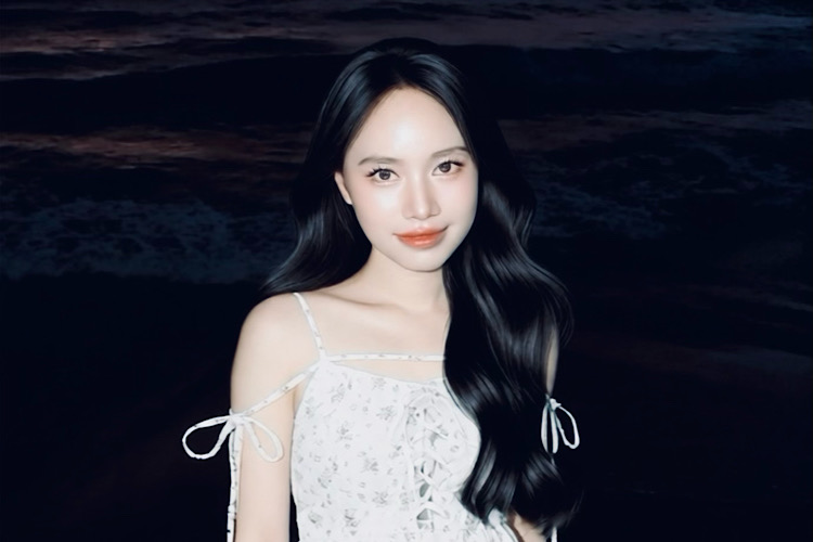  Cantik dan Estetik! Intip Pengalaman Model Lampung Cindy Tia Pirnanda Menikmati Senja di Kyokko Beach