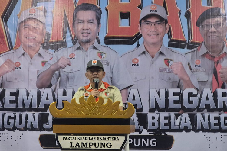  PKS Lampung Kemah Bela Negara, Ade Utami Ibnu Target Perkuat Struktur hingga Ranting di 2.653 Desa