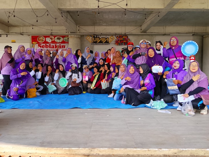 Salimah Tubaba Gelar Senam Pagi Bersama dan Sosialisasi 5 Pilar