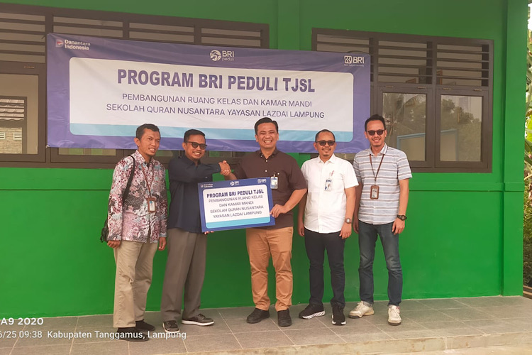  BRI Serahkan Pengelolaan Sekolah Quran Nusantara kepada Yayasan LAZDAI Lampung