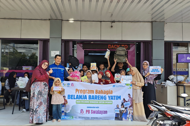  LAZDAI Peduli Inisiasi Program Belanja Bareng Yatim di PB Swalayan Korpri