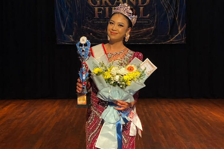  Bella Raini Syafitri, Mahasiswa Universitas Teknokrat Indonesia Raih Juara 1 Putri Karya Lampung 2026