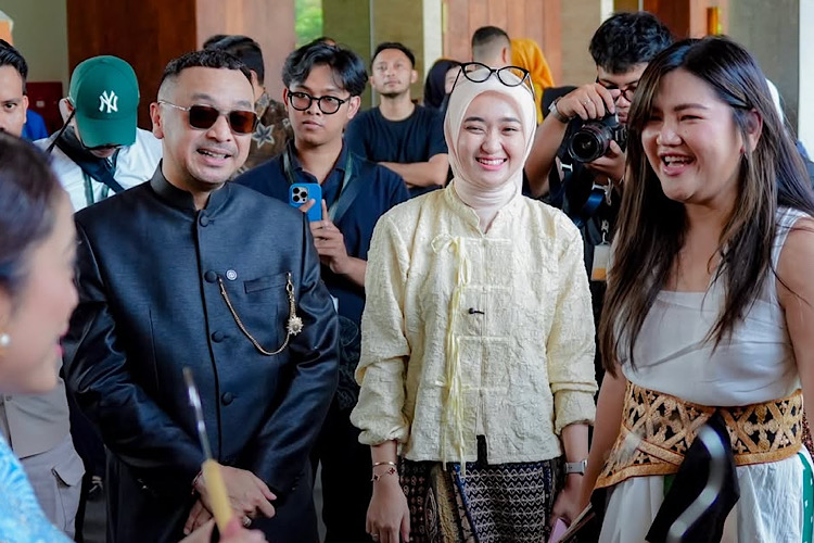  Festival Pesenggiri 2026, Wagub Lampung Jihan Nurlela Dampingi Wakil Menteri Kebudayaan Giring Ganesha