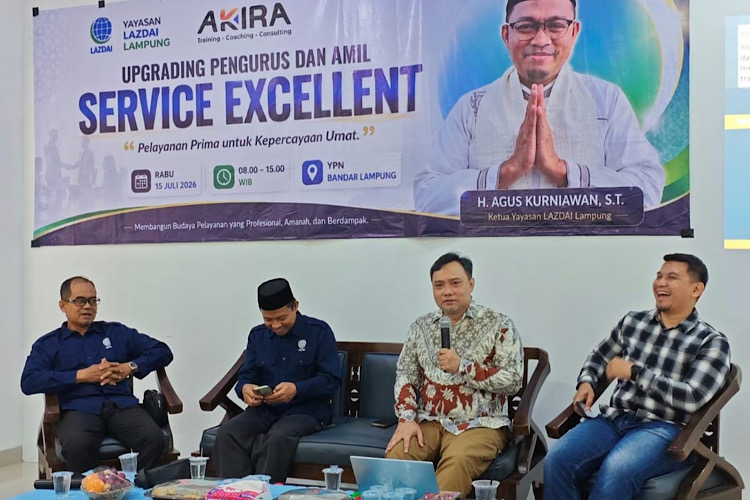  Pengurus LAZDAI Lampung Ikuti Peningkatan Kapasitas Wicara