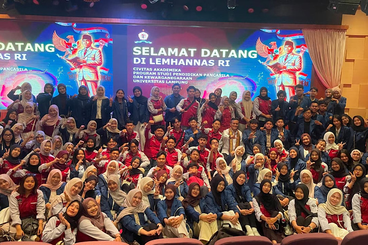  Prodi PPKn FKIP Universitas Lampung Kunjungi Lemhanas RI