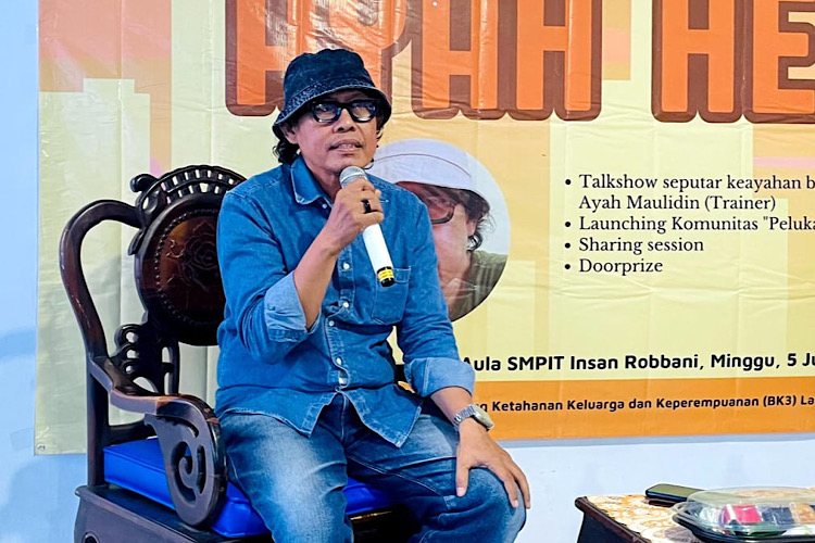 Komunitas Sakai Sambayan & Pelukan Ayah Lampung Utara Jawab Krisis Fatherless, Narasumber Maulidin Bagikan Pengalaman