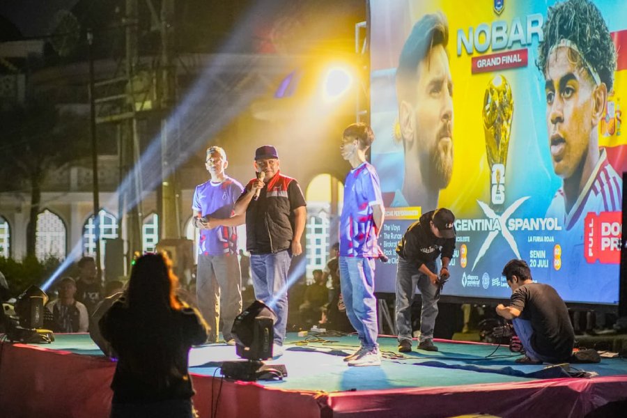  Geliatkan Ekonomi Lokal, Nobar Final Piala Dunia 2026 di Kota Metro Berlangsung Meriah