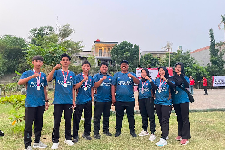 Atlet Petanque Universitas Teknokrat Indonesia Borong Medali Invitasi Nasional 2026