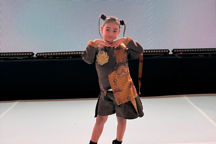  Model Cilik Yasmin Fathma Shakila Memukau di LIFM 2026, Bawakan Busana Liory by Ali Bakri