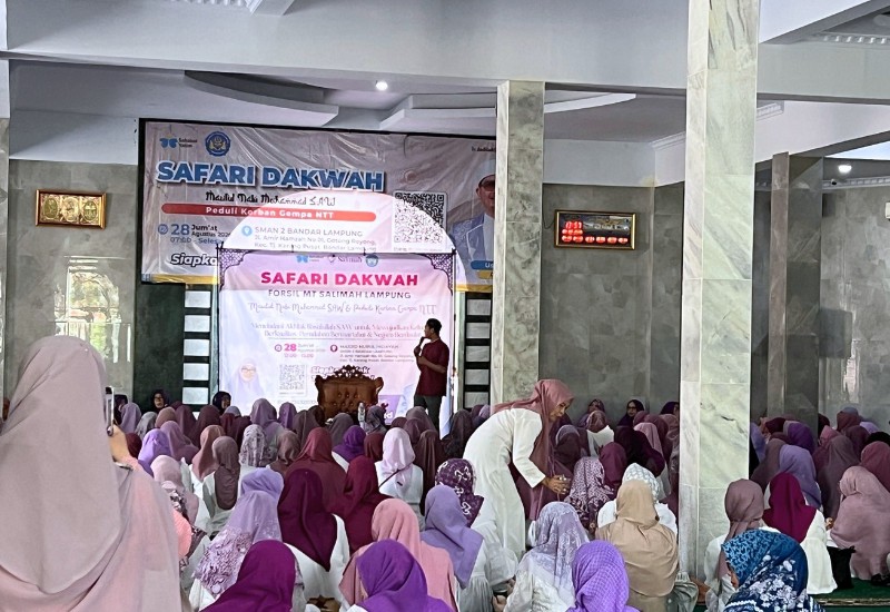 Salimah Galang Dana NTT dan Datangkan Ustaz Somled, Jutaan Rupiah Terkumpul
