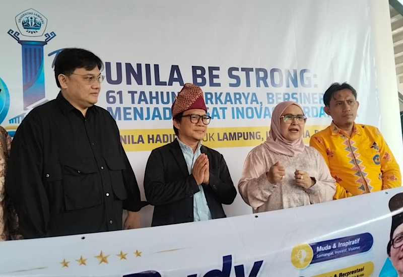  Farhat Abbas dan Elza Syarief Dampingi Rudy Daftar Calon Rektor Universitas Lampung