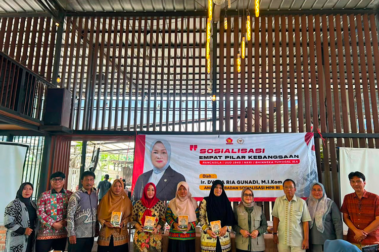  Dwita Ria Gunadi Dorong 4 Pilar Kebangsaan Membumi di Masyarakat Lampung Tengah
