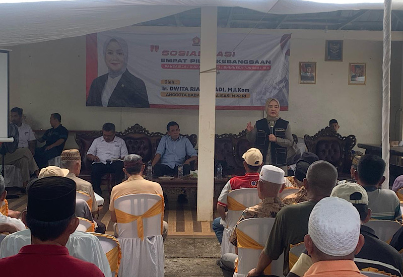  Perkuat Ideologi dan Arah Pembangunan, Dwita Ria Ajak Warga Batanghari Nuban Kawal Asta Cita