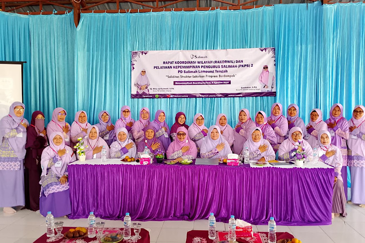  Rakorwil dan PKPS 2 PD Salimah Lampung Tengah Perkuat Soliditas Pengurus untuk Lahirkan Program Berdampak