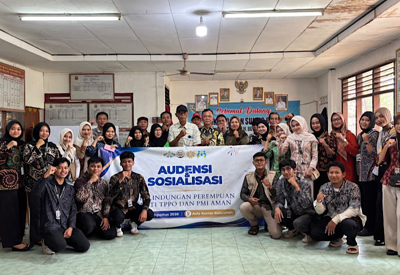 Mahasiswa KKN UIN Raden Intan Lampung Gelar Audiensi dan Sosialisasi Perlindungan Perempuan Anti TPPO serta PMI Aman