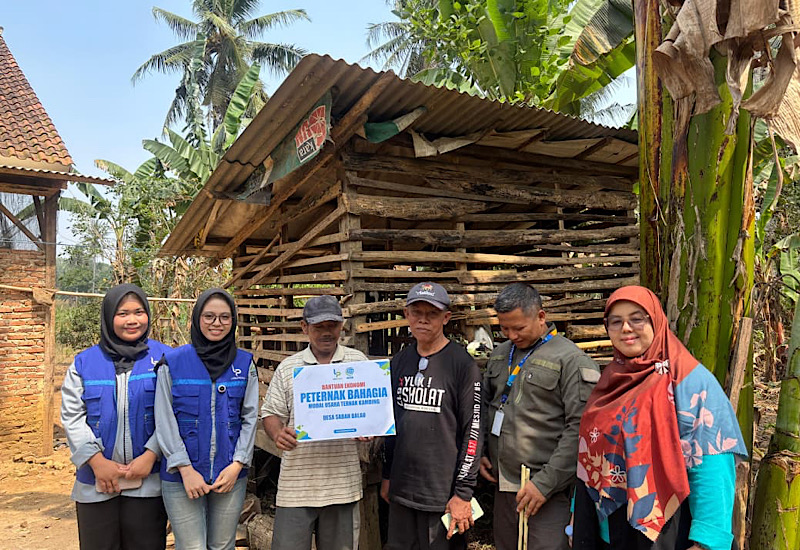 Program Peternak Bahagia Binaan LAZDAI Peduli Berkembang di Desa Sabah Balau