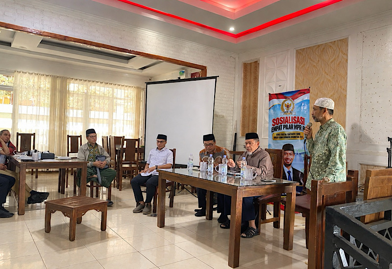 Abdul Hakim Silaturahmi dengan Ulama Lampung