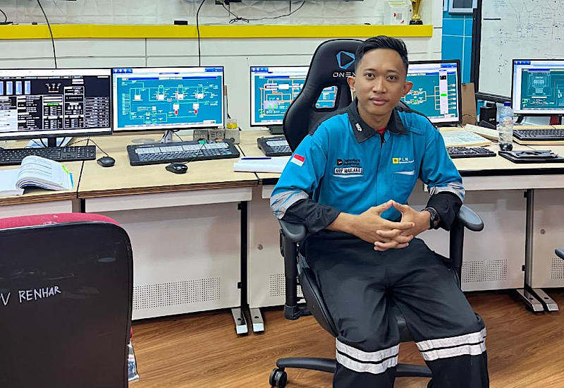  Arif Maulana Alumni Universitas Teknokrat Indonesia Berkarier di PLTU Sebalang