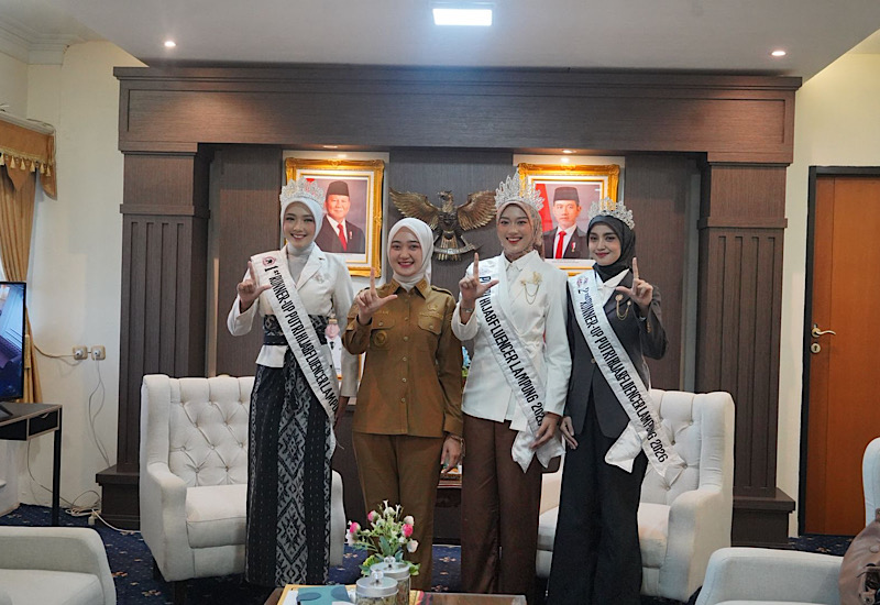  Alifia & Gerilyana Mahasiswa Universitas Teknokrat Indonesia Wakili Lampung Putri Hijabfluencer Nasional, Jihan Nurlela Dukung Penuh