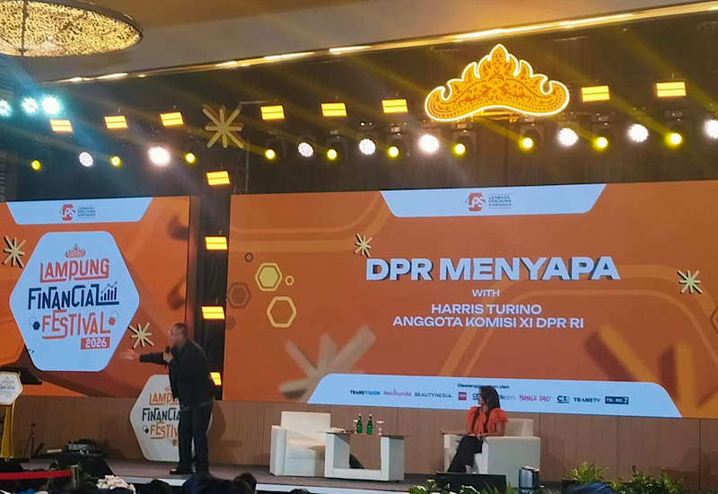 Lampung Financial Festival 2026: Harris Turino Ingatkan Masyarakat Hindari Utang Konsumtif
