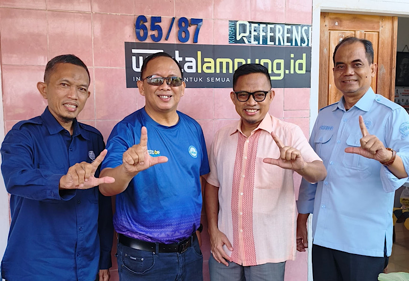  Jelang Milad Akbar Akhir Oktober, Pengurus LAZDAI Silaturahmi ke Redaksi Wartalampung.id