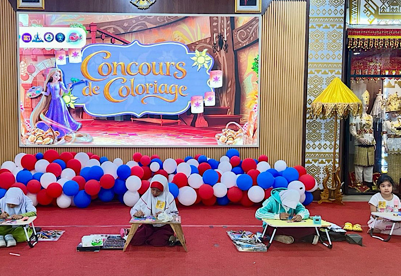  Menggemaskan! Siswa SD Beradu Warna di Concours de Coloriage Francetival 2026