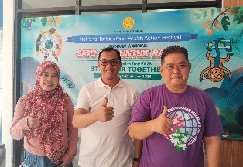  Perhimpunan Dokter Hewan Indonesia Lampung Ingatkan Bahaya Rabies, Gigitan Hewan Penular Rabies Harus Segera Ditangani