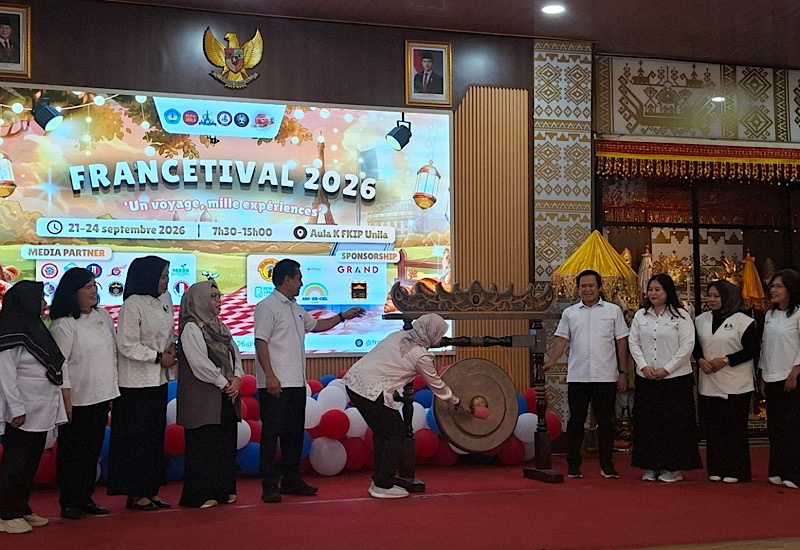  Rektor Unila Lusmeilia Afriani Buka Francetival 2026, Dorong Generasi Muda Pelajari Bahasa dan Budaya Prancis