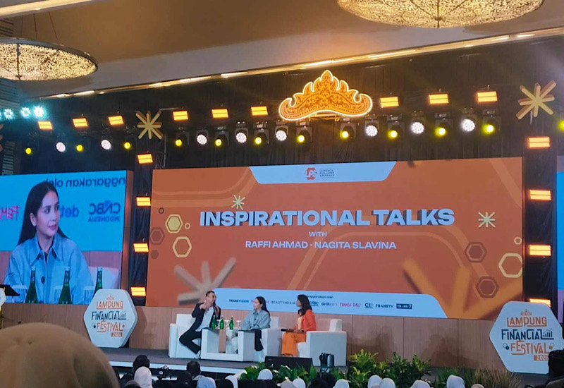  Lampung Financial Festival 2026, Raffi Ahmad: Penghasilan Awal untuk Pengembangan Usaha