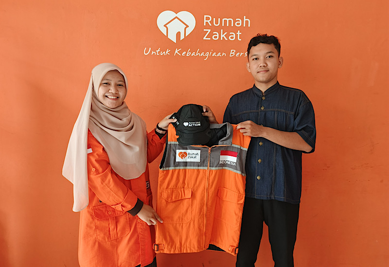  Hasan Matori Mahasiswa Teknik Lingkungan Unila Terpilih Koordinator Relawan Rumah Zakat Lampung 2026–2027