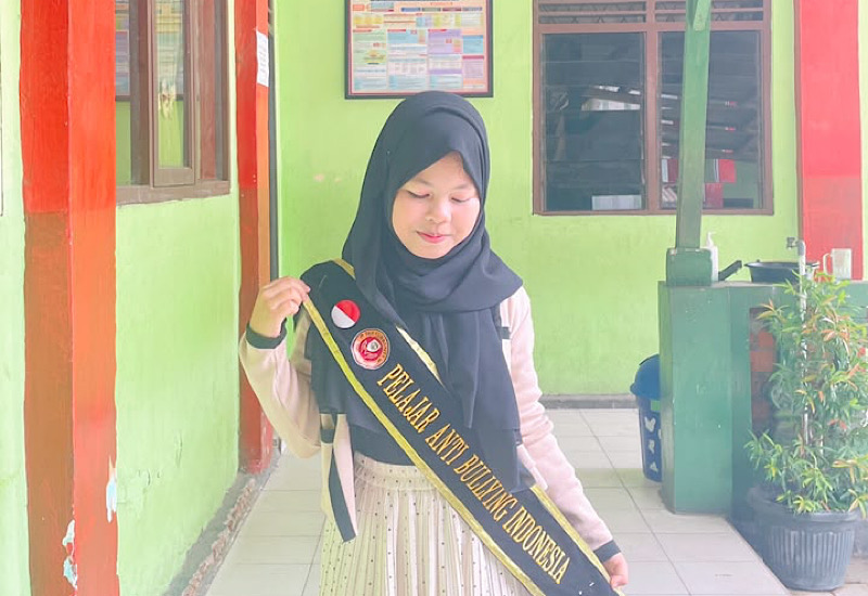 Siswi SMAN 4 Bandar Lampung Amira Gadis Inisiatif Sendiri ke Sekolah-Sekolah Kampanyekan Stop Bullying!