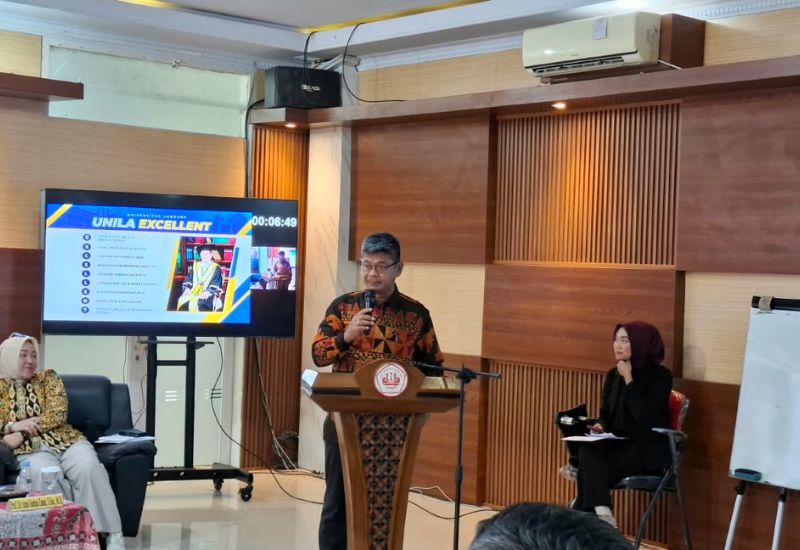 Asep Sukohar Paparkan Peta Jalan Unila Menuju World Class Research University