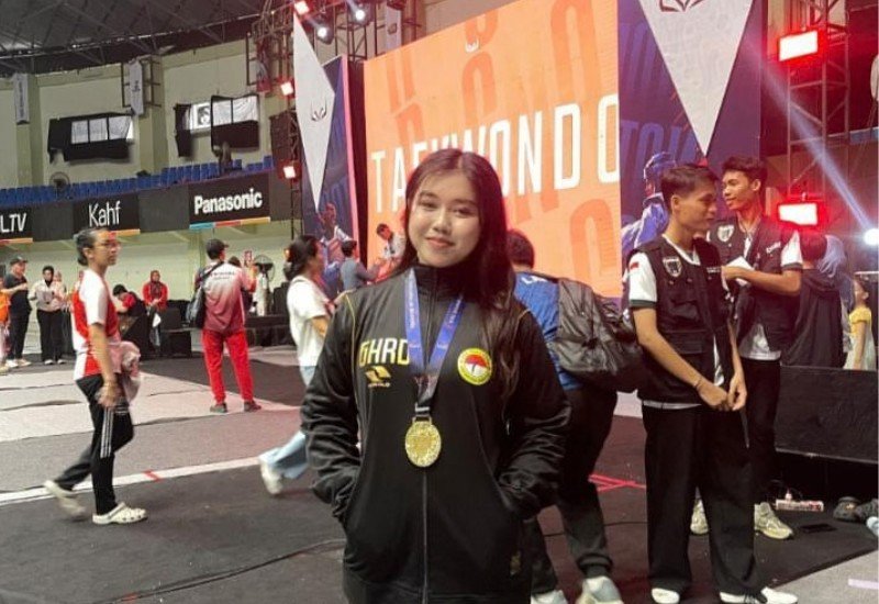 Yunita Sari Ning Tias Raih Gold Medal di Kejuaraan Taekwondo Internasional